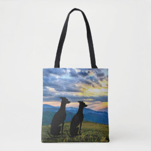 Tote Bag Points de vue - Coucher de soleil de Greyhound