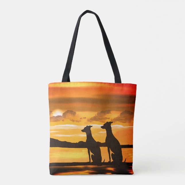 Tote Bag Points de vue - Lever du soleil de Greyhound (Dos)