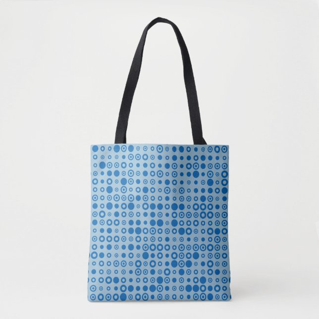 Tote Bag Points demi-teintes couleur Abstraits retour d'art (Devant)