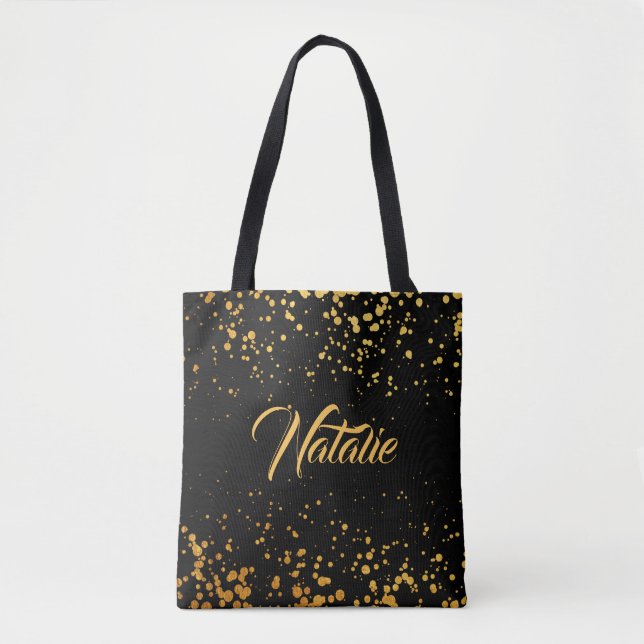 Tote Bag Points d'or (Devant)