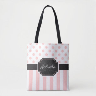 Tote Bag Points et rayures
