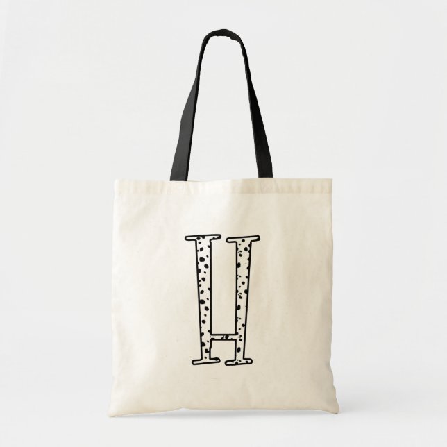 Tote Bag Points H de Dalmates (Devant)