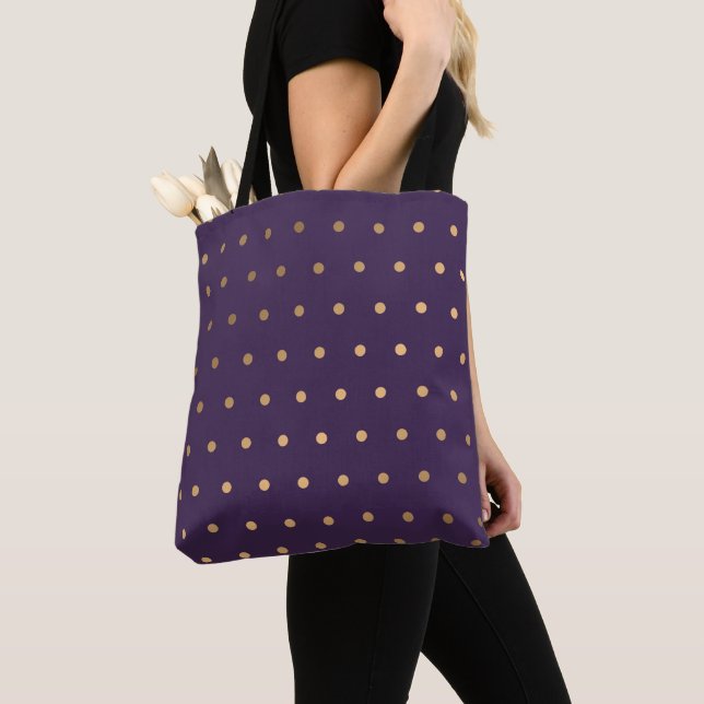 Tote Bag Points Motif 18 (De près)