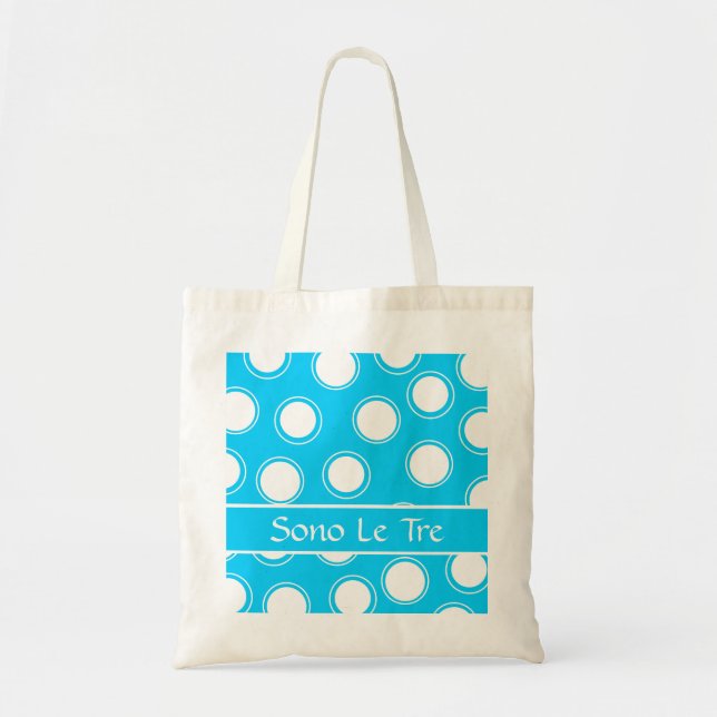 Tote Bag Points super n° 1 avec monogramme (Devant)