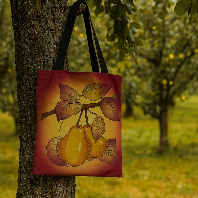 Tote Bag Poires sur un arbre (Créateur téléchargé)