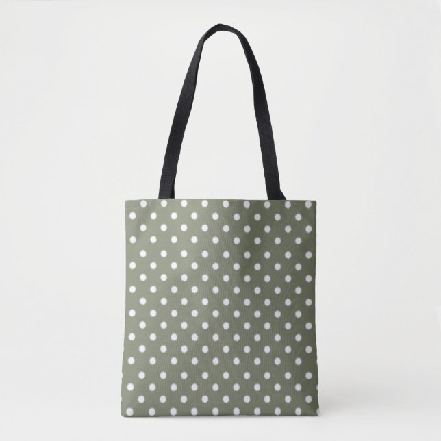 Tote Bag Pois blancs (Devant)