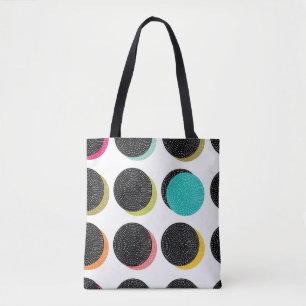 Tote Bag pois des années 60 : Cheer Vintage décoratif.