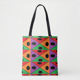 Tote Bag Pois noir à motif