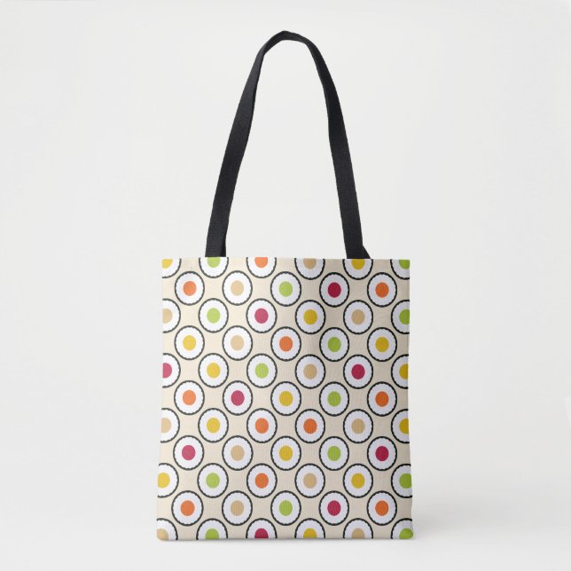 Tote Bag Pois Sushi Maki (Devant)