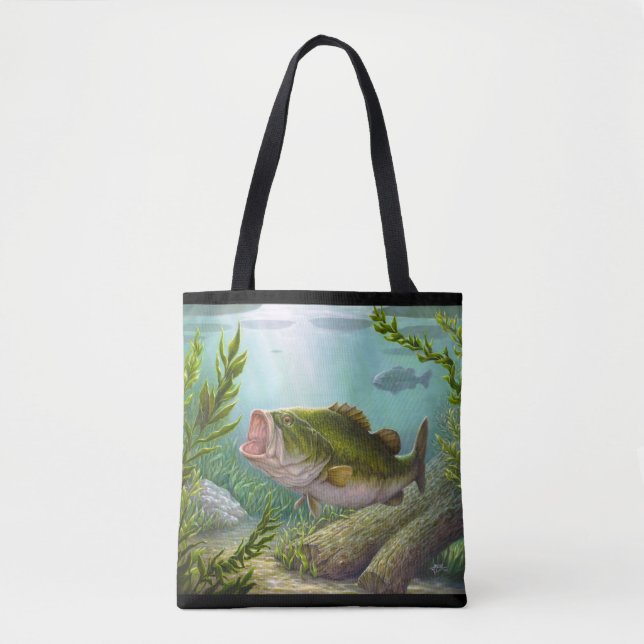 Tote Bag Poisson basse (Devant)