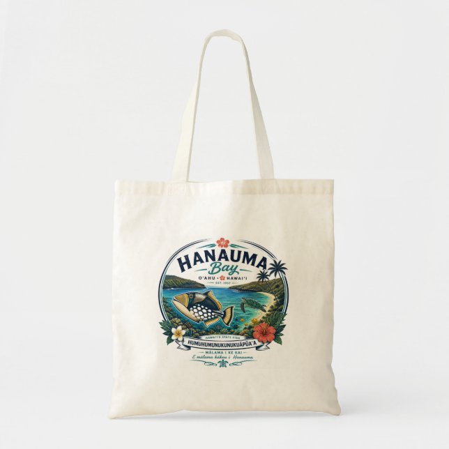 Tote Bag Poisson de l'État d'Hawaï (Devant)
