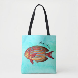 Tote Bag Poisson de récif de corail tropical