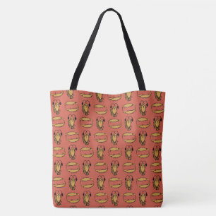 Tote Bag Poisson et crocodiles égyptiens tribaux sur le rou