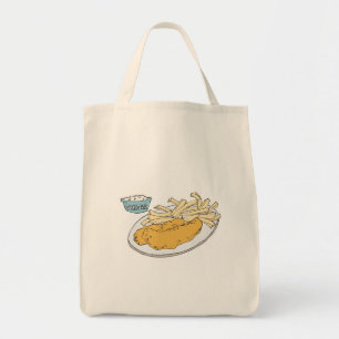 Tote Bag poisson et frites