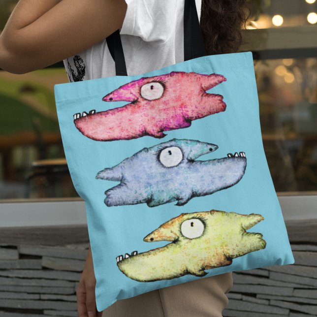 Tote Bag Poisson fantaisiste funky  (Créateur téléchargé)