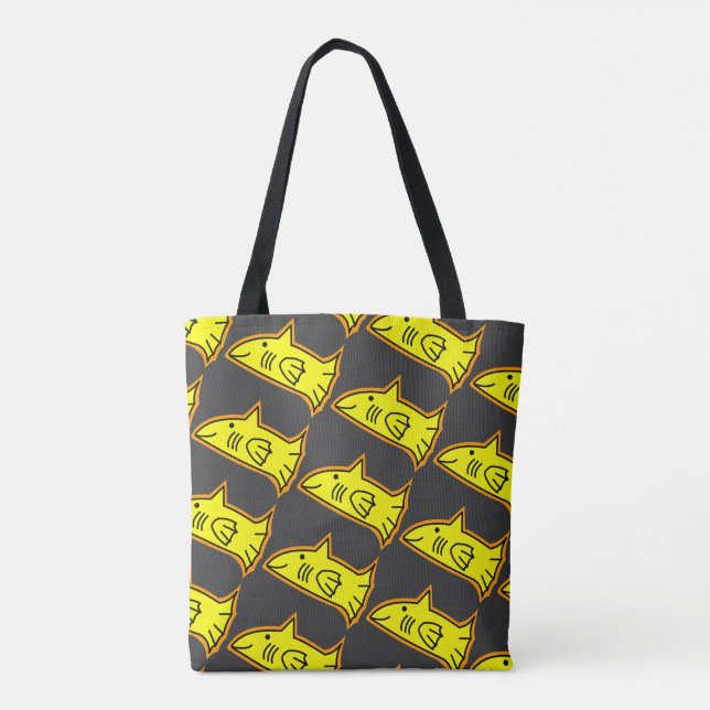 Tote Bag Poisson jaune (Dos)