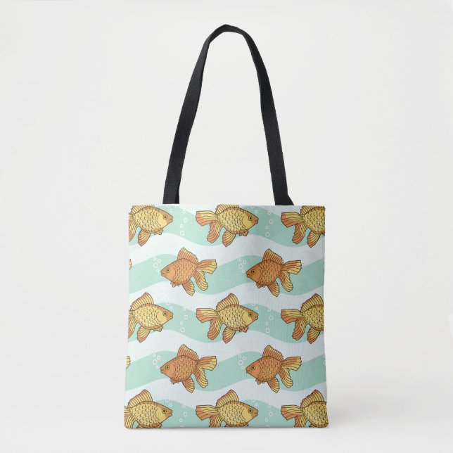 Tote Bag Poisson-motif (Devant)