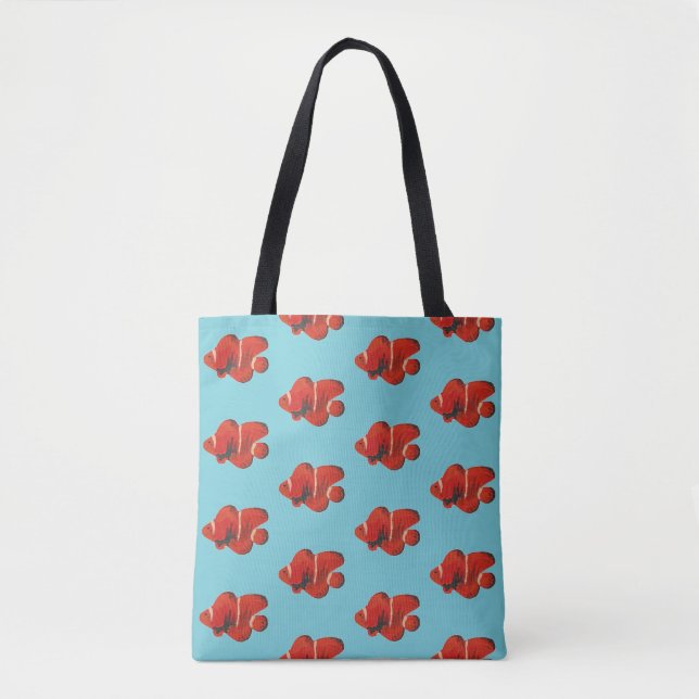Tote Bag Poisson Océan Poisson Clowfish Print (Devant)
