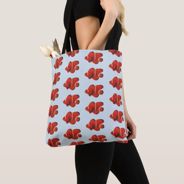 Tote Bag Poisson Océan Poisson Clowfish Print (De près)