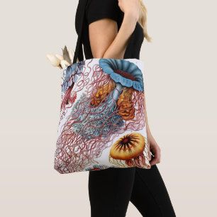 Tote Bag Poisson vintage par Ernst Haeckel, Discomedusae