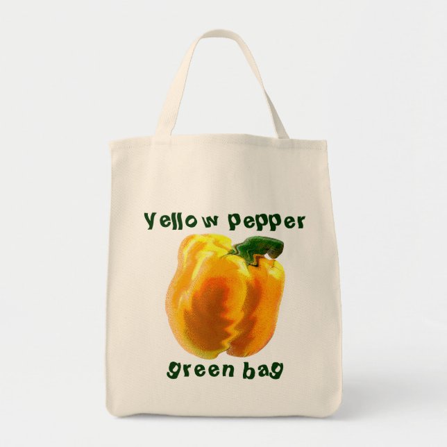 Tote Bag Poivron jaune (Devant)