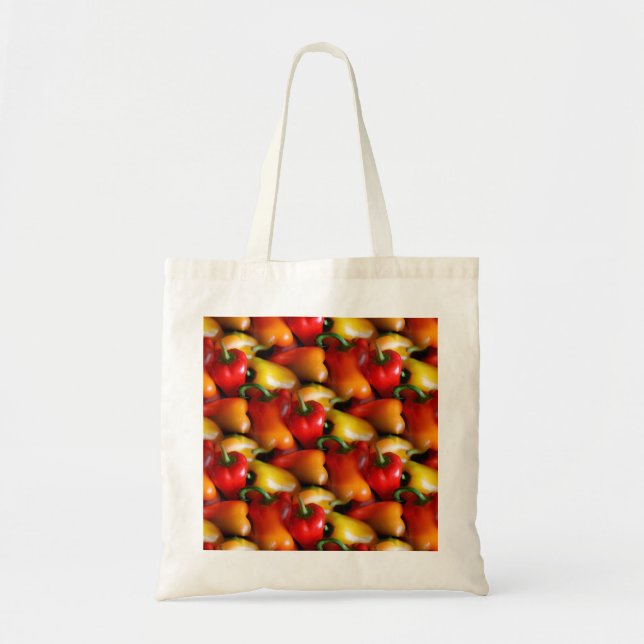 Tote Bag Poivrons rouges et jaunes (Devant)