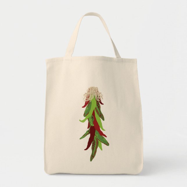 Tote Bag poivrons verts (Devant)