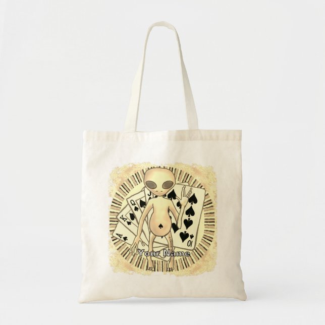 Tote Bag Poker Alien (Devant)