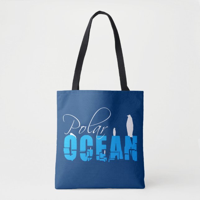 Tote Bag Polar Ocean Personnalisable (Devant)