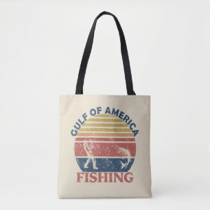 Tote Bag Pôle de pêche du golfe d'Amérique patriotique amér