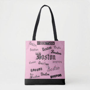 Tote Bag Polices noires de Boston