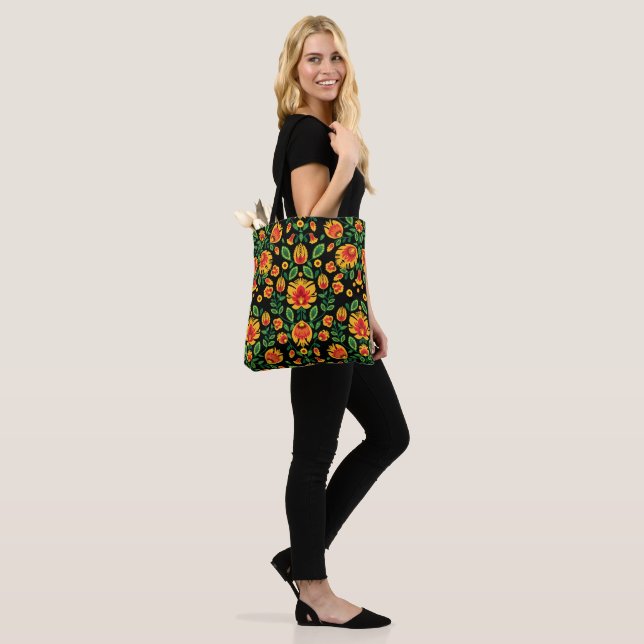 Tote Bag 💛 🧡 ❤️ Polish superbe Folk Wycinanki (Sur le modèle)