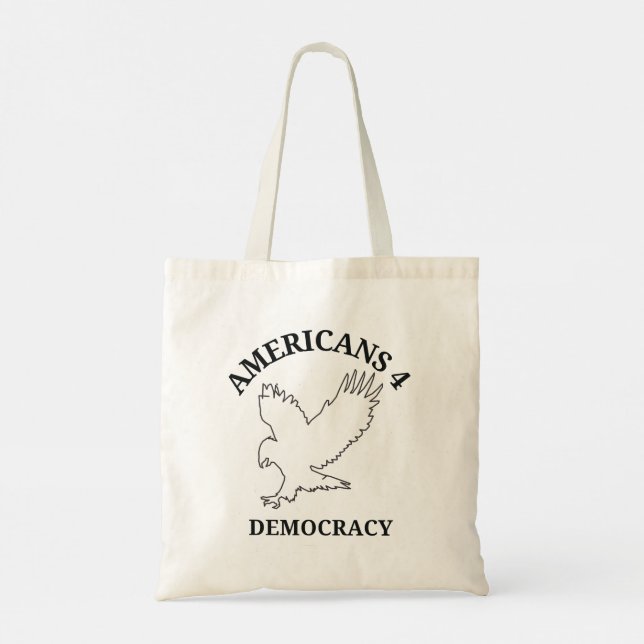 Tote Bag Politique pro-démocratie (Dos)
