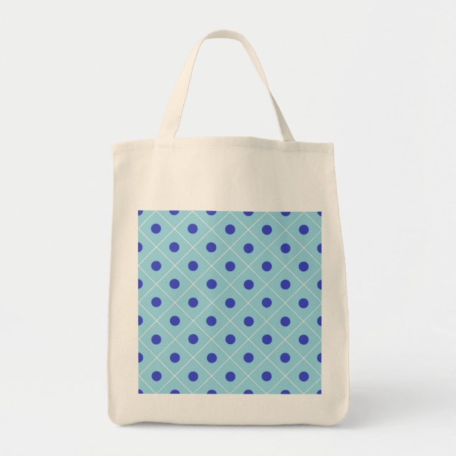 Tote Bag Polka Dot Grocery Fourre-tout (Devant)