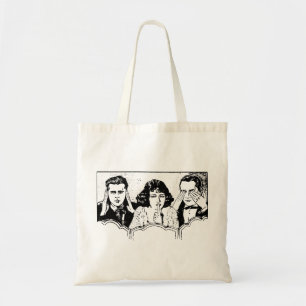 Tote Bag Polyamory Rétro - Débit - Spooning - Triage