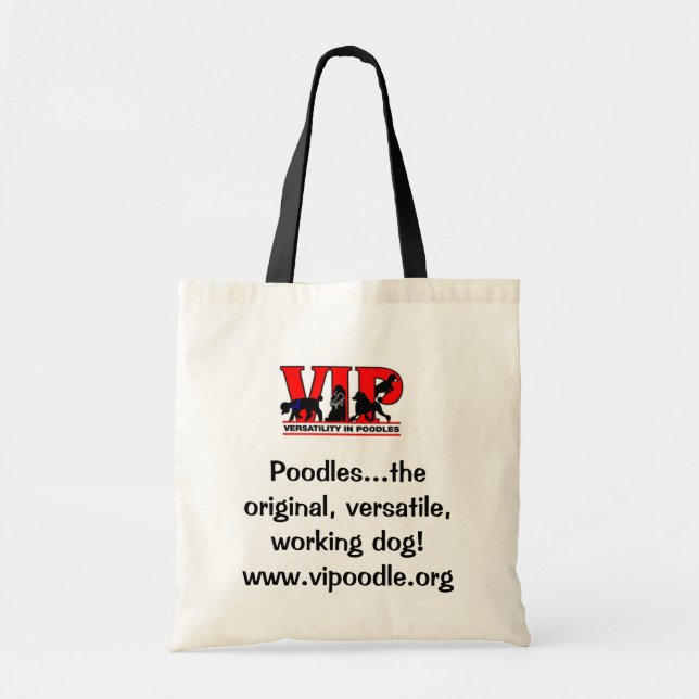 Tote Bag Polyvalence dans les caniches (Devant)