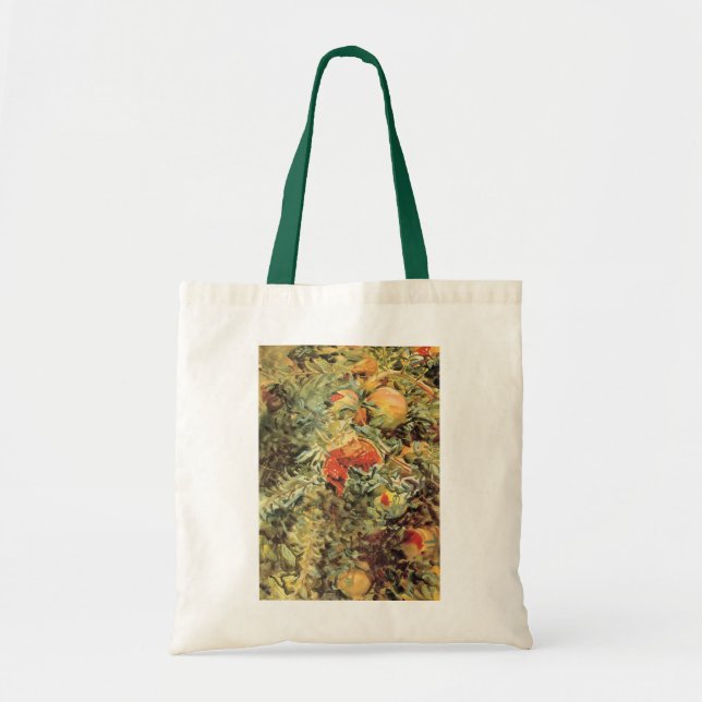 Tote Bag Pomegranates II par John Singer Sargent (Devant)