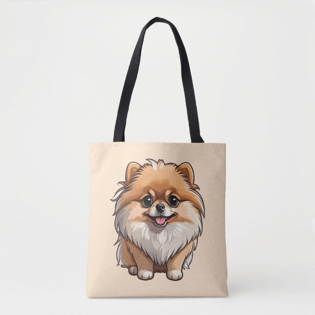 Tote Bag Poméranien (Devant)