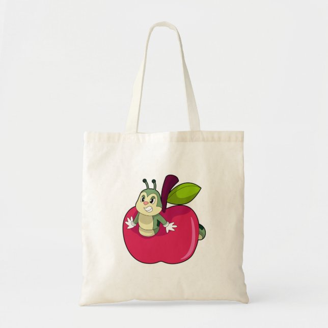 Tote Bag Pomme Caterpillar (Devant)