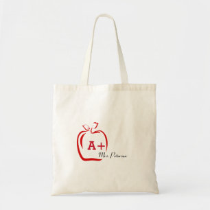 Tote Bag Pomme pour l'enseignant