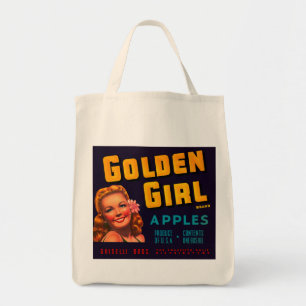 Tote Bag Pommes de fille d'or