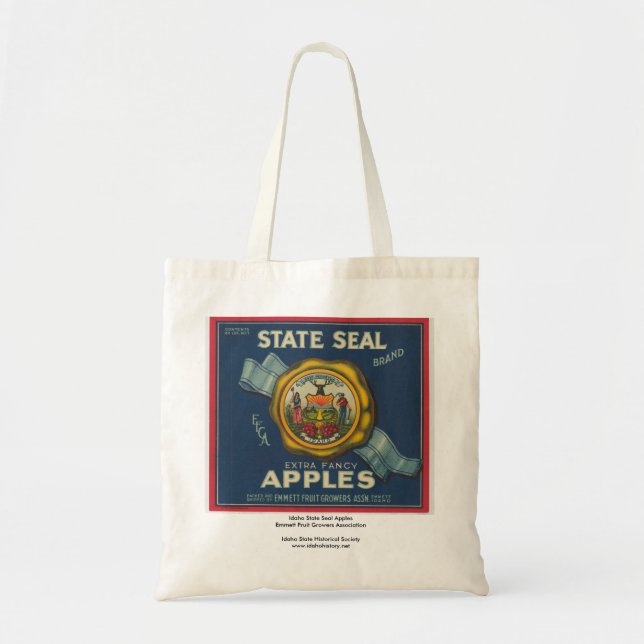 Tote Bag Pommes de joint d'état de l'Idaho (Devant)