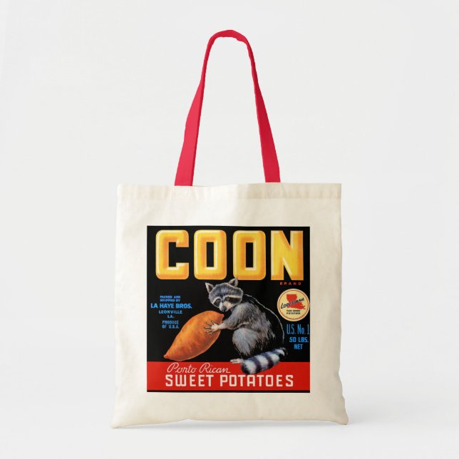 Tote Bag Pommes de terre sucrées de marque de coton (Devant)