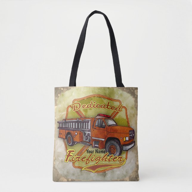 Tote Bag Pompier dévoué  (Devant)