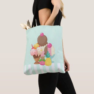 Tote Bag Poncs de crème glacée avec arrosages