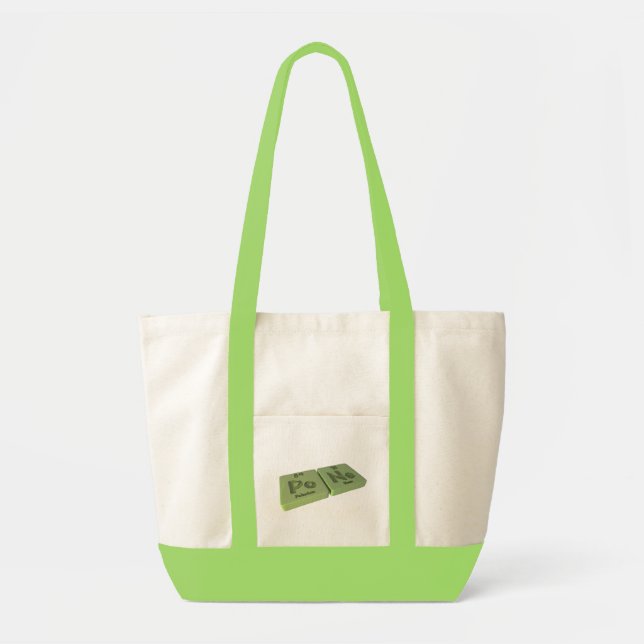 Tote Bag Pone comme polonium de PO et néon de Ne (Devant)