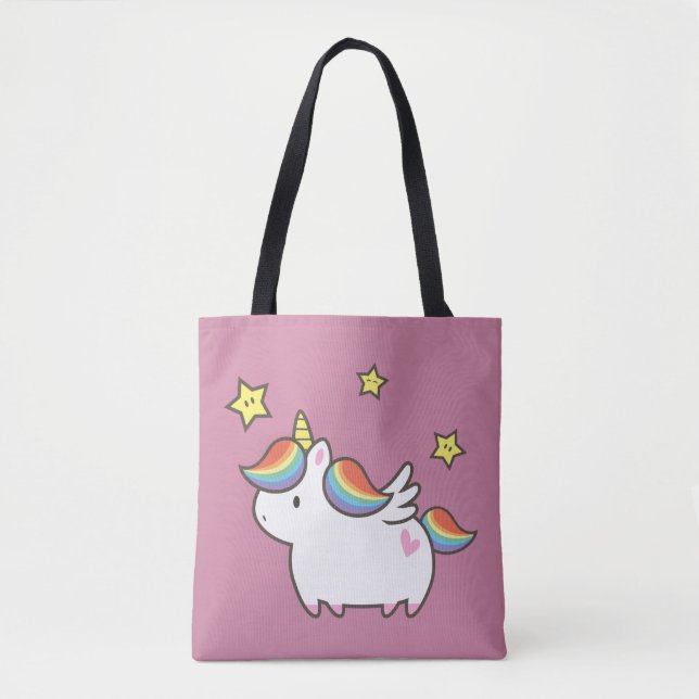 Tote Bag Poney de licorne (Devant)