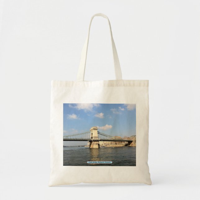 Tote Bag Pont à chaînes, Budapest, Hongrie (Devant)