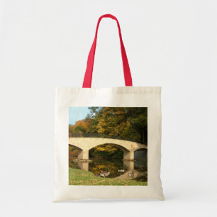 Tote Bag Pont arc-en-ciel en automne au Grove City College