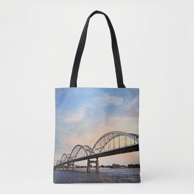 Tote Bag Pont centennal Fourre-tout de l'Iowa (Devant)